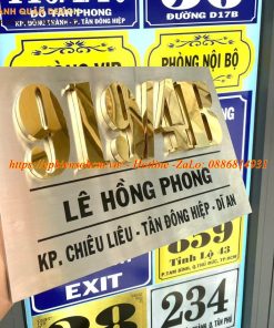 Biển Số Nhà Biệt Thự