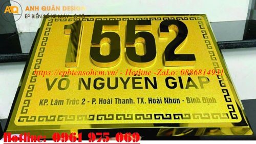 Biển Số Nhà Biệt Thự