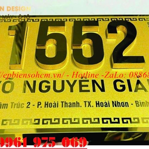 Biển Số Nhà Biệt Thự