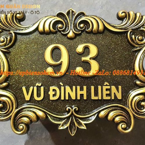 Biển Số Nhà Biệt Thự