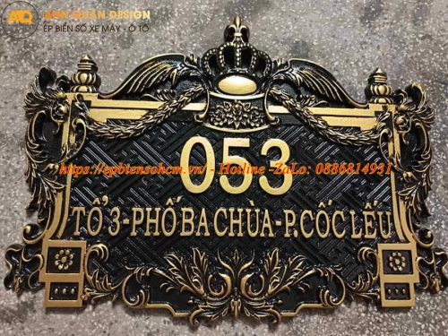 Biển Số Nhà Biệt Thự