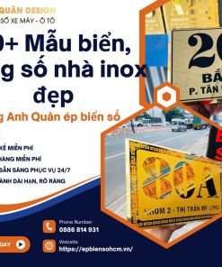 Bảng Biển Số Nhà Inox