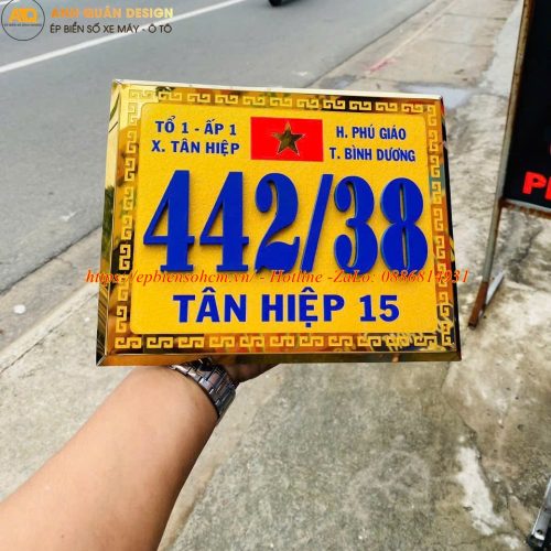 Bảng Biển Số Nhà Inox