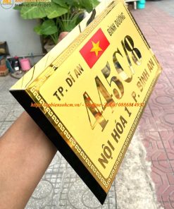 Biển số nhà inox ăn mòn