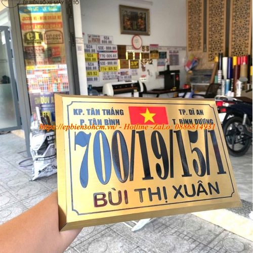Biển số nhà inox ăn mòn