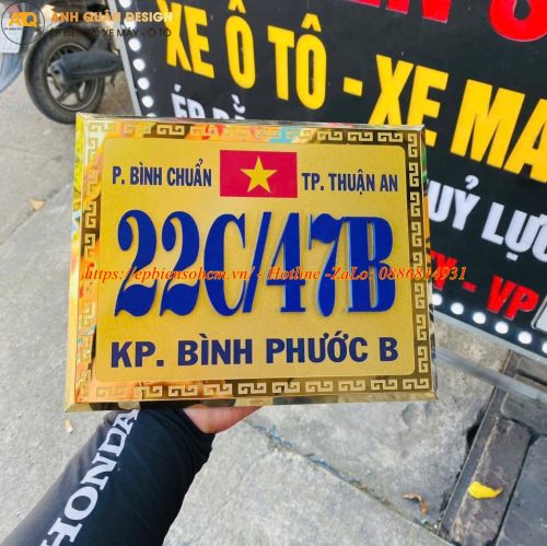 Biển số nhà inox ăn mòn