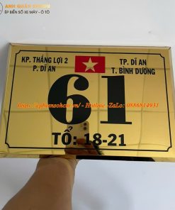 Biển số nhà inox ăn mòn