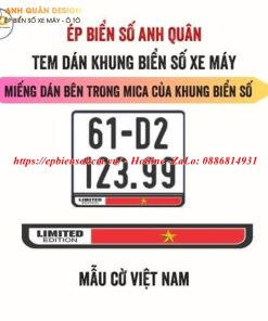 Decal Biển Số Xe