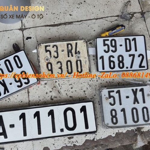 Ép Biển Số Xe Máy
