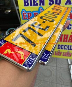 Các loại khung ép biển số xe máy phổ biến