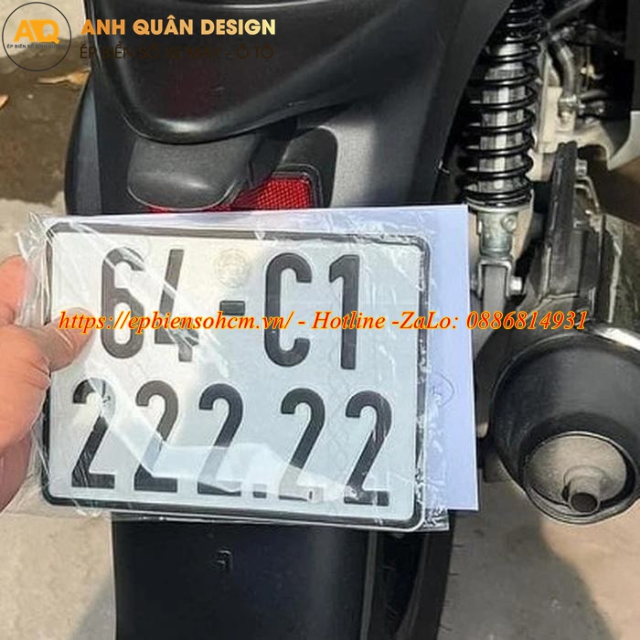 Ép Biển Số Xe Máy