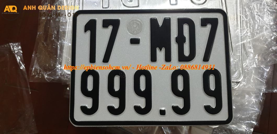 Ép Biển Số Xe Máy
