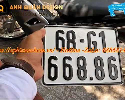 Ép Biển Số Xe Máy
