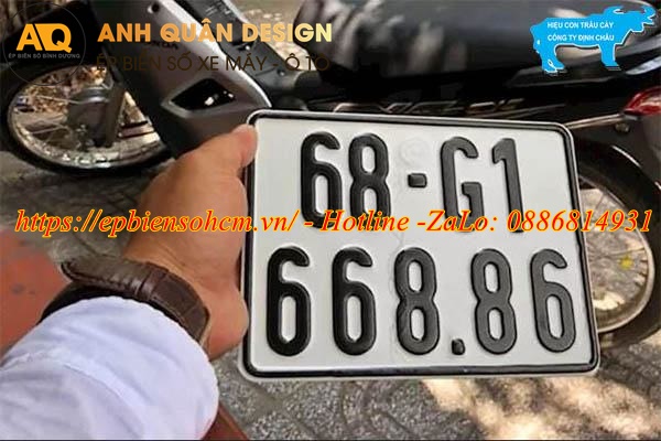 Ép Biển Số Xe Máy