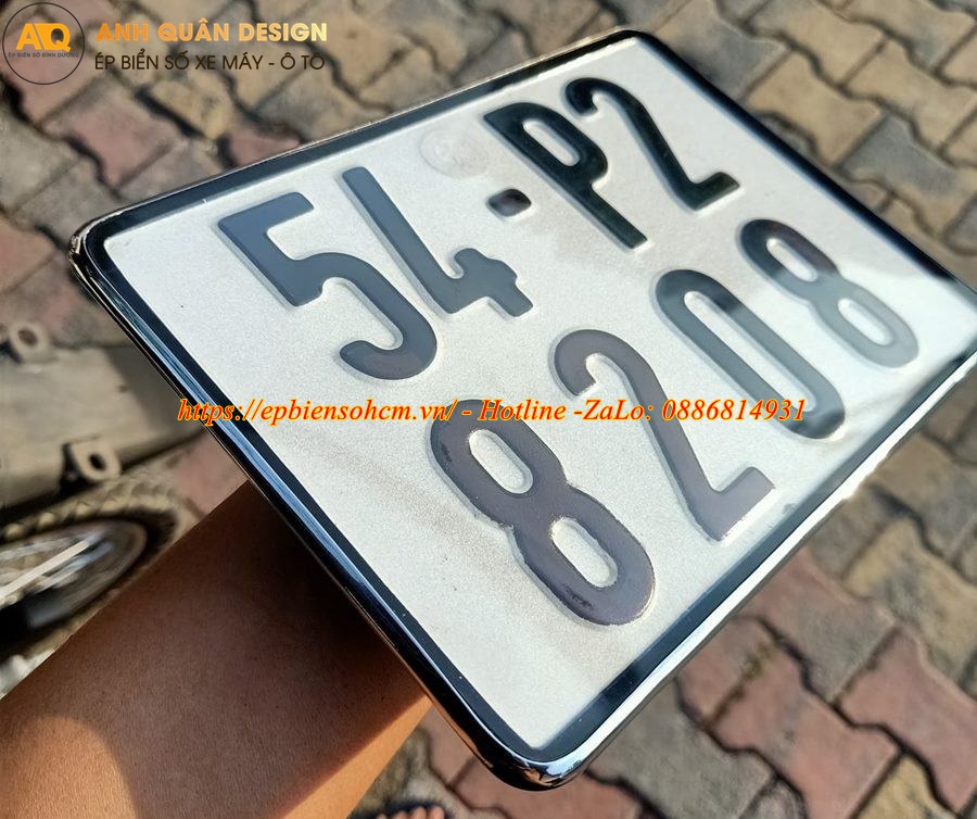 Ép Biển Số Xe Máy