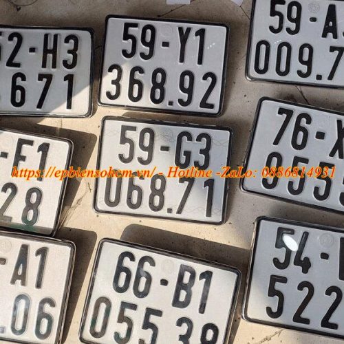 Ép Biển Số Xe Máy