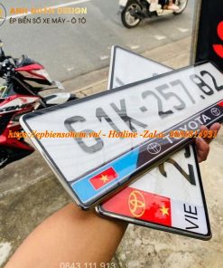 Dịch vụ ép khung biển số, phục hồi biển số cũ hư xe máy, ôt tô tại Huyện Châu Đức 3 Ép Biển Số Xe Ô Tô