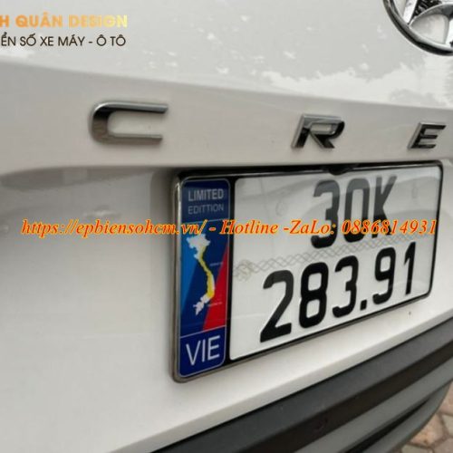 Ép Biển Số Xe Ô Tô