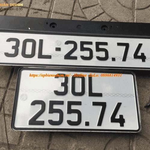 Ép Biển Số Xe Ô Tô