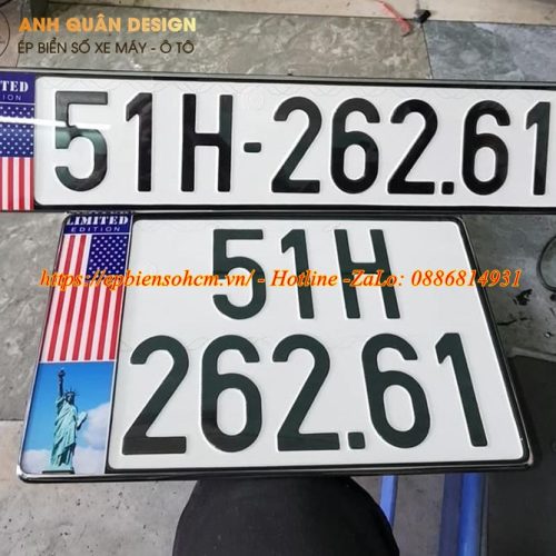 Ép Biển Số Xe Ô Tô