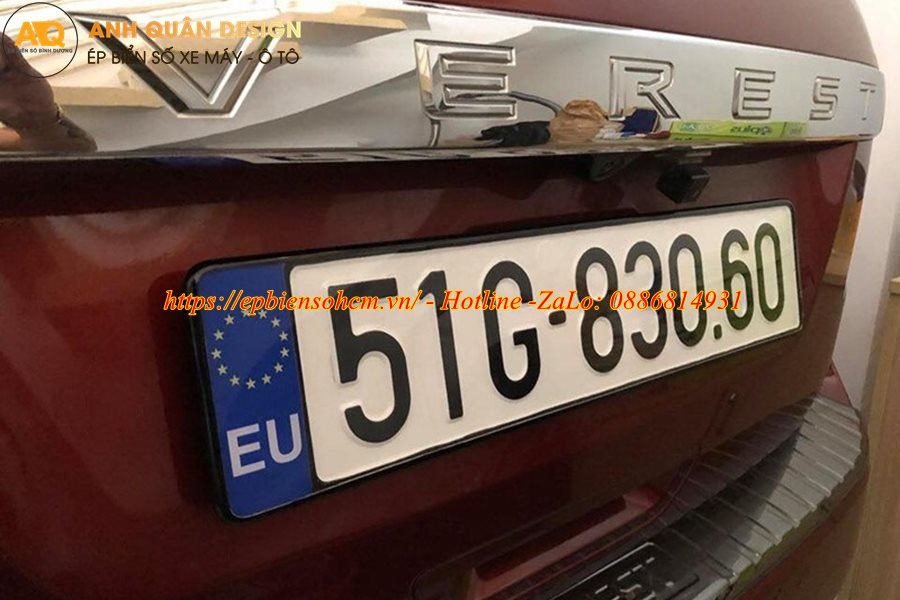 Ốp Biển Số Châu Âu cho ô tô
