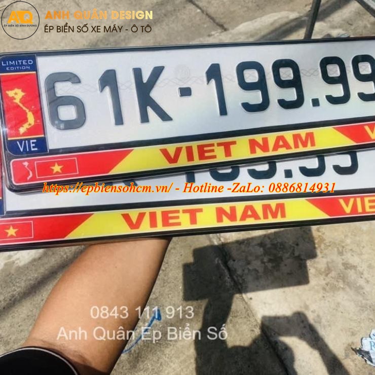 Ốp Biển Số Châu Âu cho ô tô