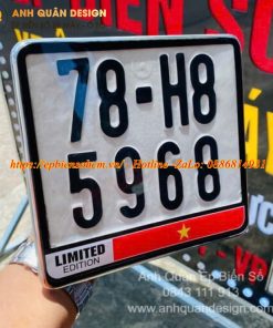 Ốp Biển Số Châu Âu cho xe máy