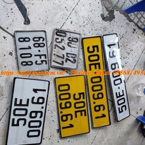 Phục Hồi Biển Số cho xe máy ô tô