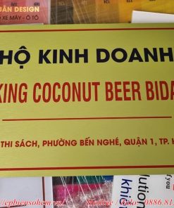 Biển hiệu quảng cáo hộ kinh doanh 4 biển bảng hiệu tên hộ kinh doanh