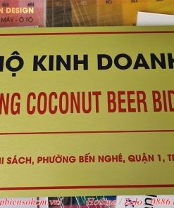 Biển hiệu quảng cáo hộ kinh doanh 10 biển bảng hiệu tên hộ kinh doanh
