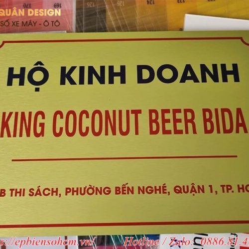 biển bảng hiệu tên hộ kinh doanh