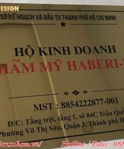 Biển hiệu quảng cáo hộ kinh doanh 9 biển bảng hiệu tên hộ kinh doanh