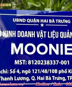 Biển hiệu quảng cáo hộ kinh doanh 8 biển bảng hiệu tên hộ kinh doanh