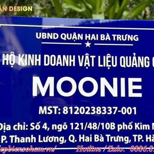 biển bảng hiệu tên hộ kinh doanh