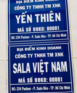 Biển hiệu quảng cáo hộ kinh doanh 5 biển bảng hiệu tên hộ kinh doanh