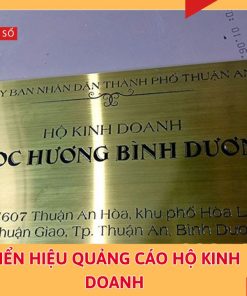 Biển hiệu quảng cáo hộ kinh doanh