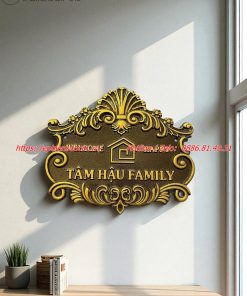 biển số nhà nhôm đúc ; bảng số nhà nhôm đúc