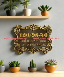 biển số nhà nhôm đúc ; bảng số nhà nhôm đúc