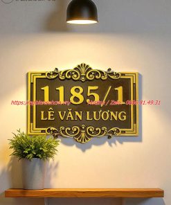 biển số nhà nhôm đúc ; bảng số nhà nhôm đúc