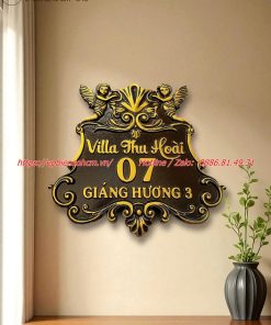 biển số nhà nhôm đúc ; bảng số nhà nhôm đúc