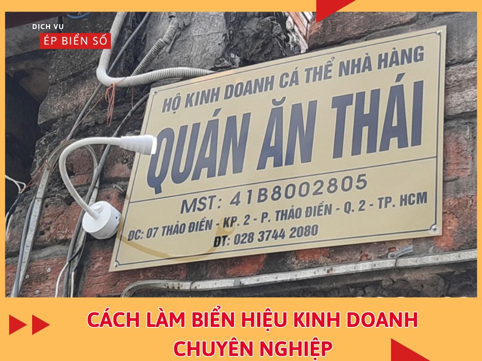 Cách Làm Biển Hiệu Kinh Doanh Chuyên Nghiệp