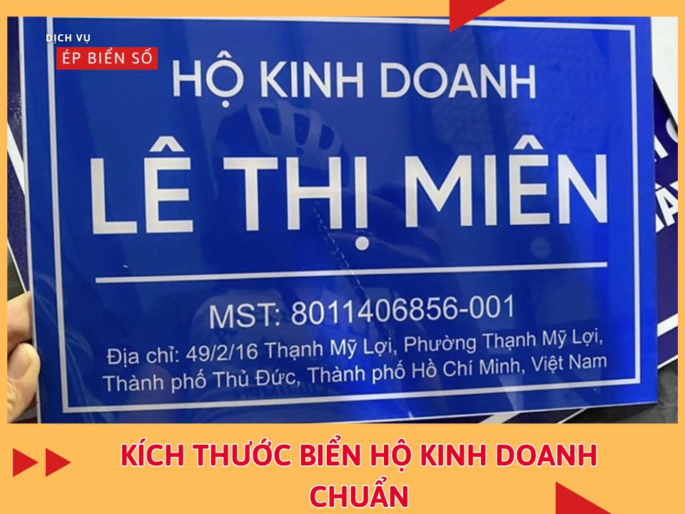 Kích Thước Biển Hộ Kinh Doanh Chuẩn