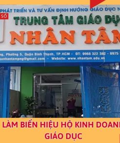 Làm biển hiệu hộ kinh doanh giáo dục