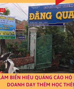 Làm biển hiệu quảng cáo hộ kinh doanh dạy thêm học thêm
