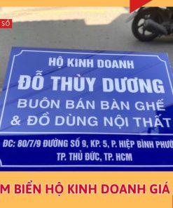 Làm biển hộ kinh doanh giá rẻ