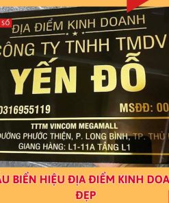 Mẫu biển hiệu địa điểm kinh doanh đẹp