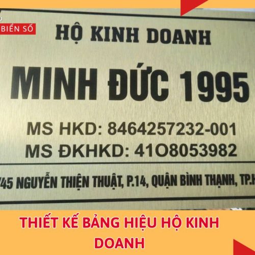 Thiết kế bảng hiệu hộ kinh doanh
