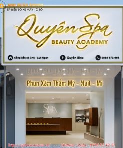 bảng hiệu Mica cho Spa