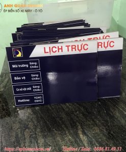 bảng lịch trực Mica; Bảng mica ghi lịch làm việc