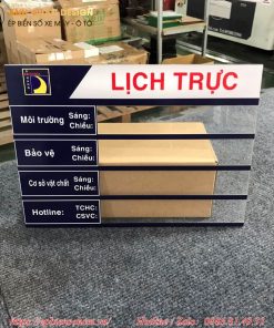 bảng lịch trực Mica; Bảng mica ghi lịch làm việc